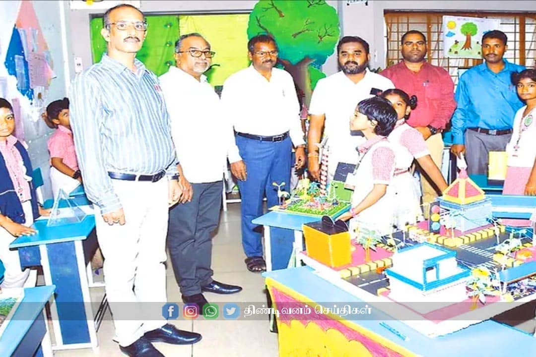 செஞ்சி ராஜா தேசிங்கு பப்ளிக் பள்ளியில் அறிவியல் கண்காட்சி science fair at gingee raja desingu public school