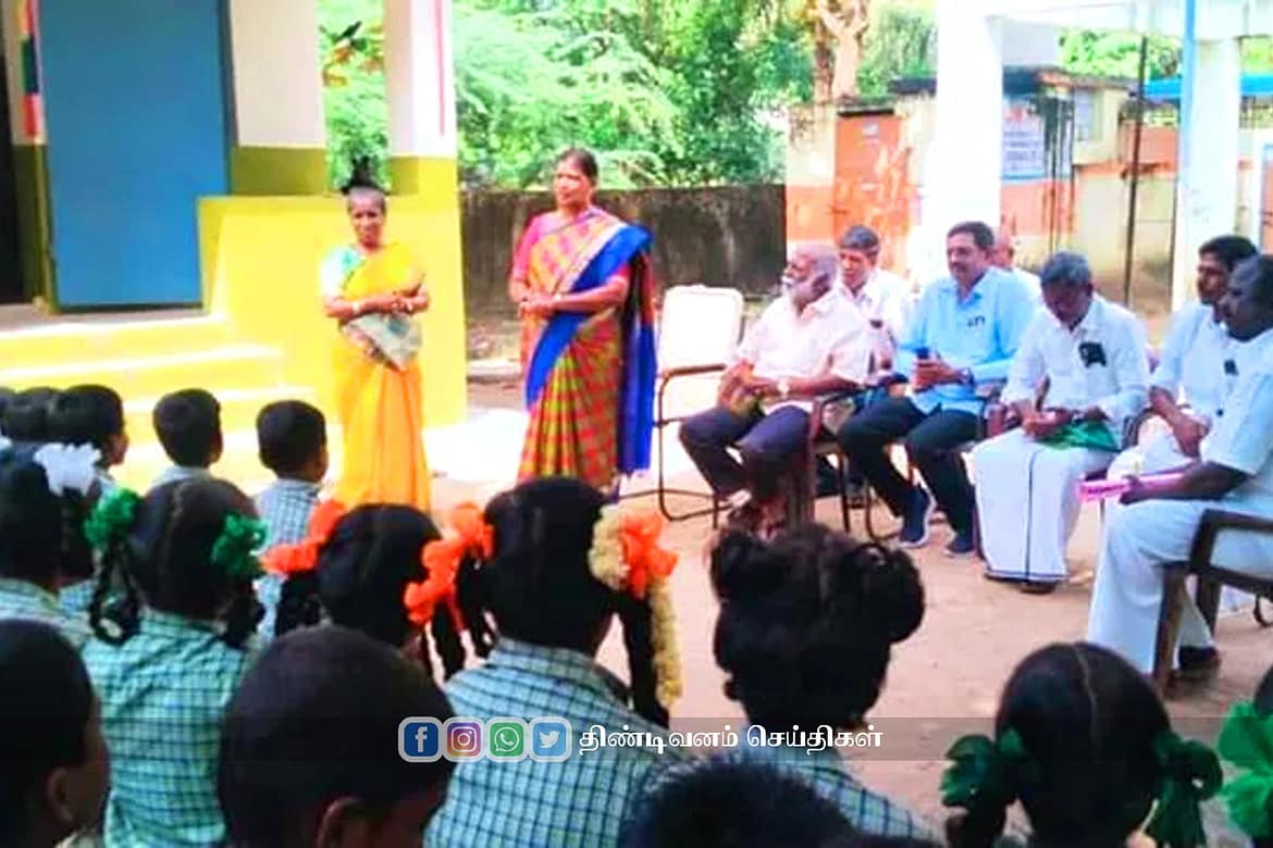 inauguration of school kitchen building
