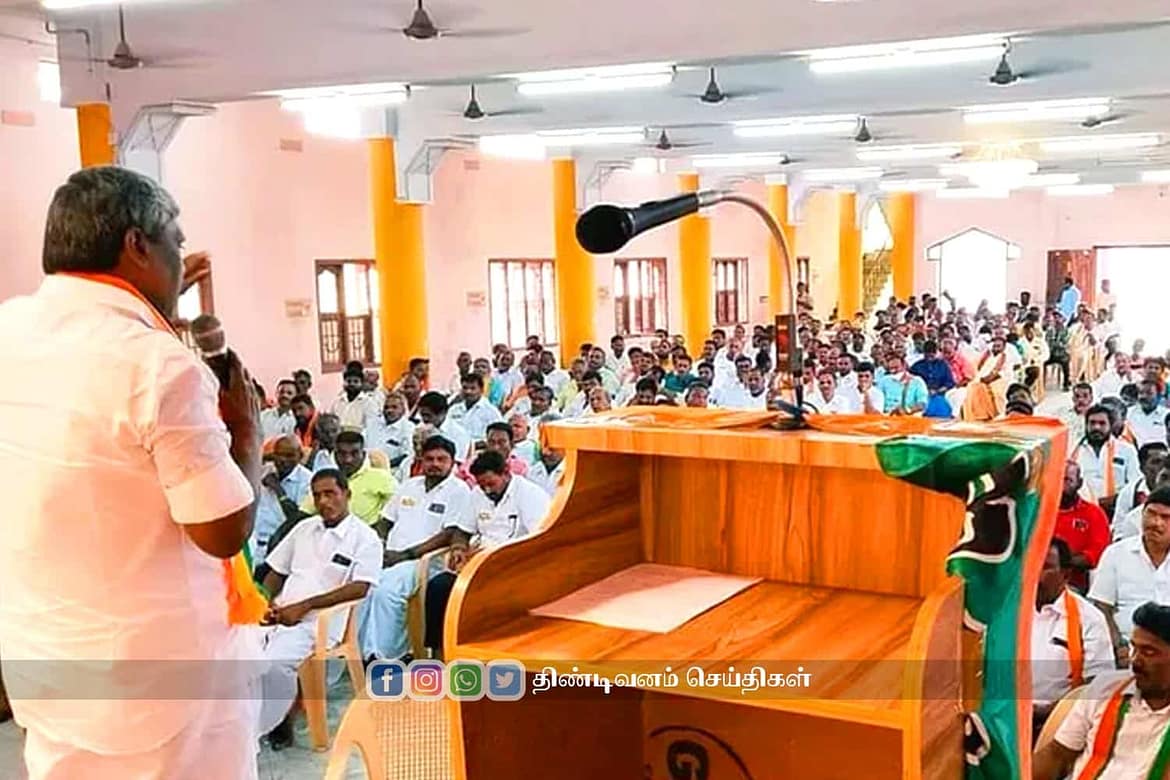 bjp meeting in kooteripattu for Annamalai En Mann En Makkal rally