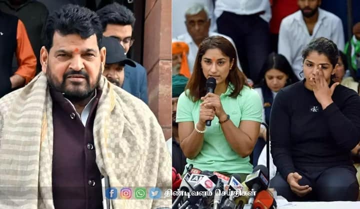 wrestling election in india and protest